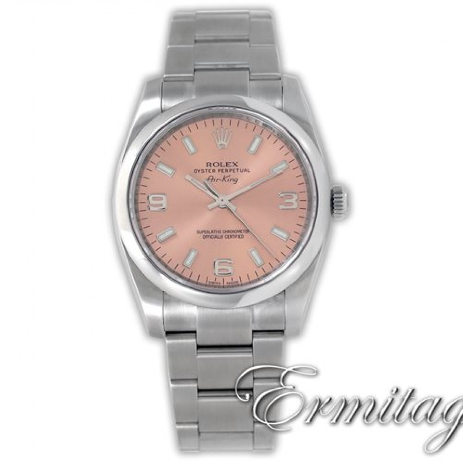Pre-Owned Steel Rolex Air King 114200 Year 2012